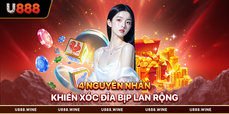 Xóc Đĩa Bịp – Nền Tảng U888 Hướng Dẫn Phòng Tránh Gian Lận 4 nguyên nhân khiến xóc đĩa bịp lan rộng